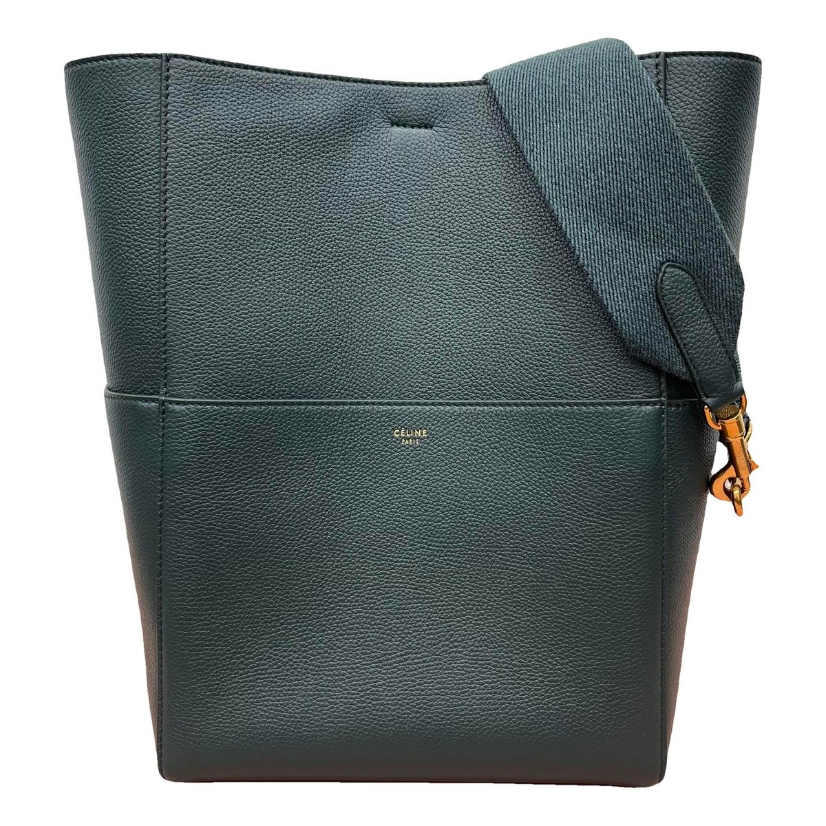 Seau Sangle leather handbag