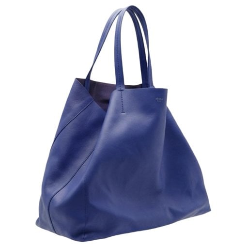 Cabas leather handbag
