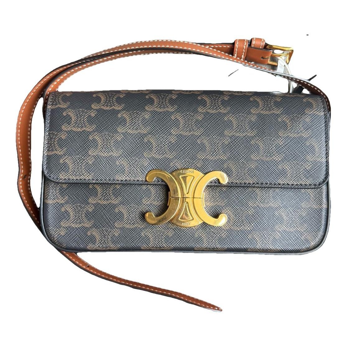 Triomphe leather handbag