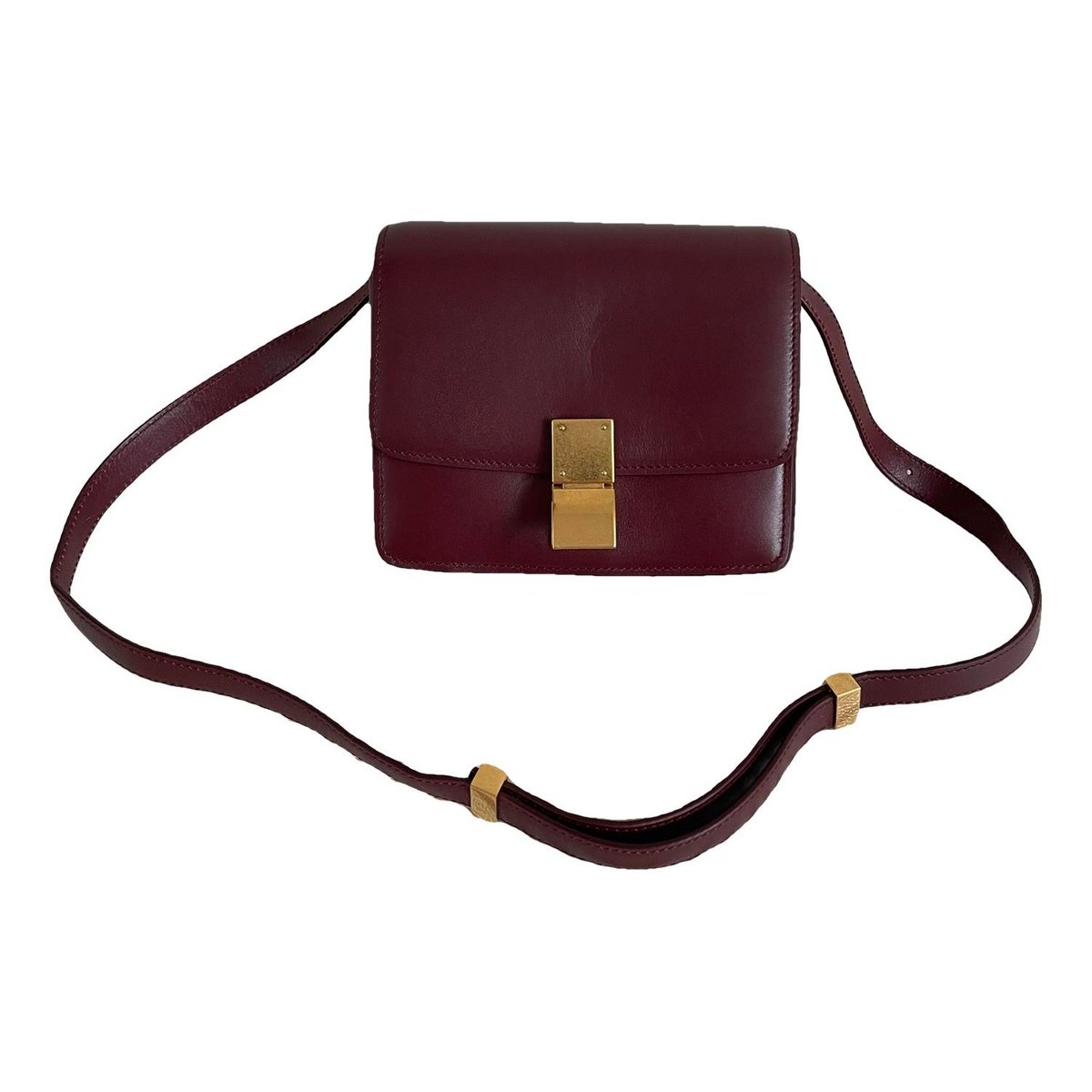 Classic leather crossbody bag