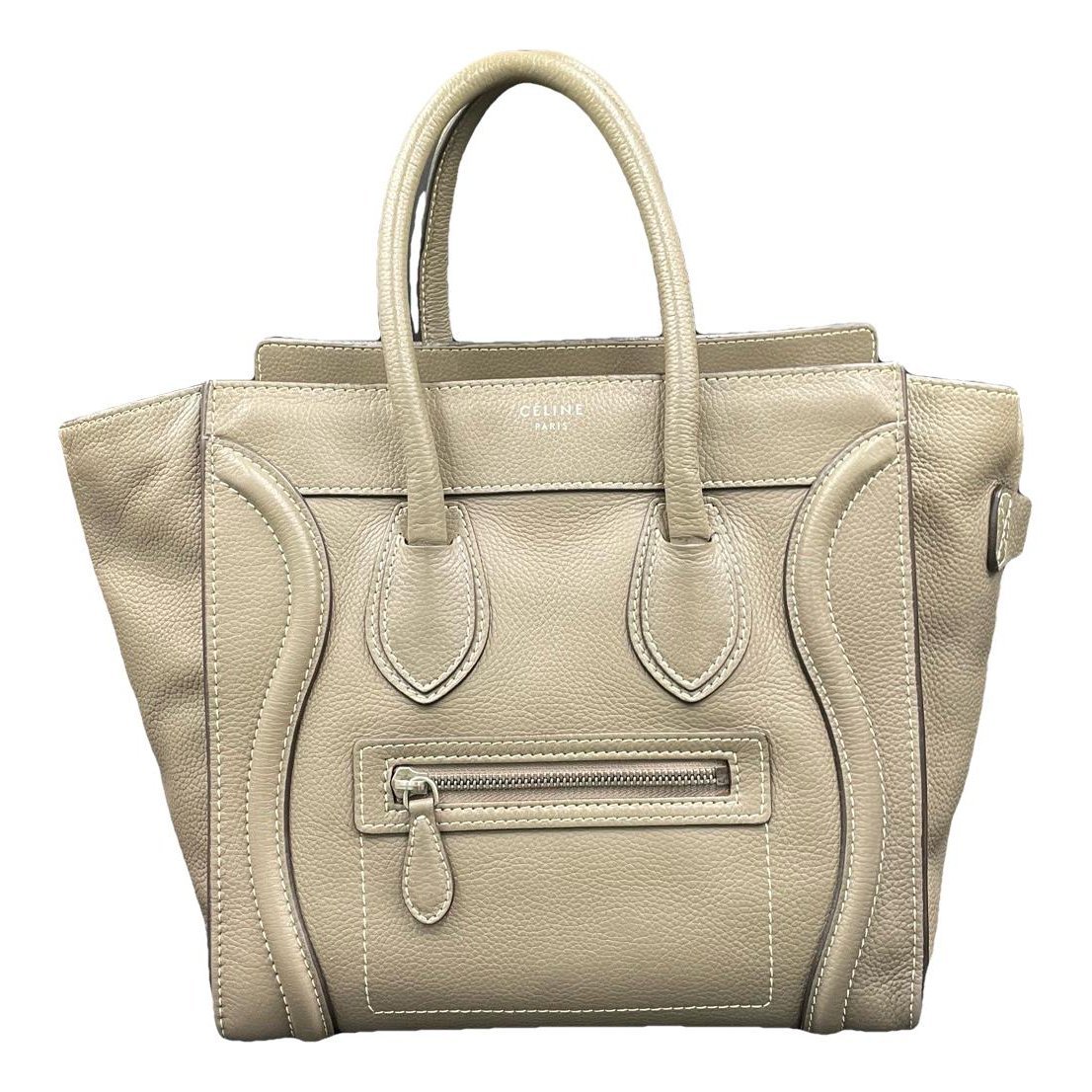 Luggage leather handbag