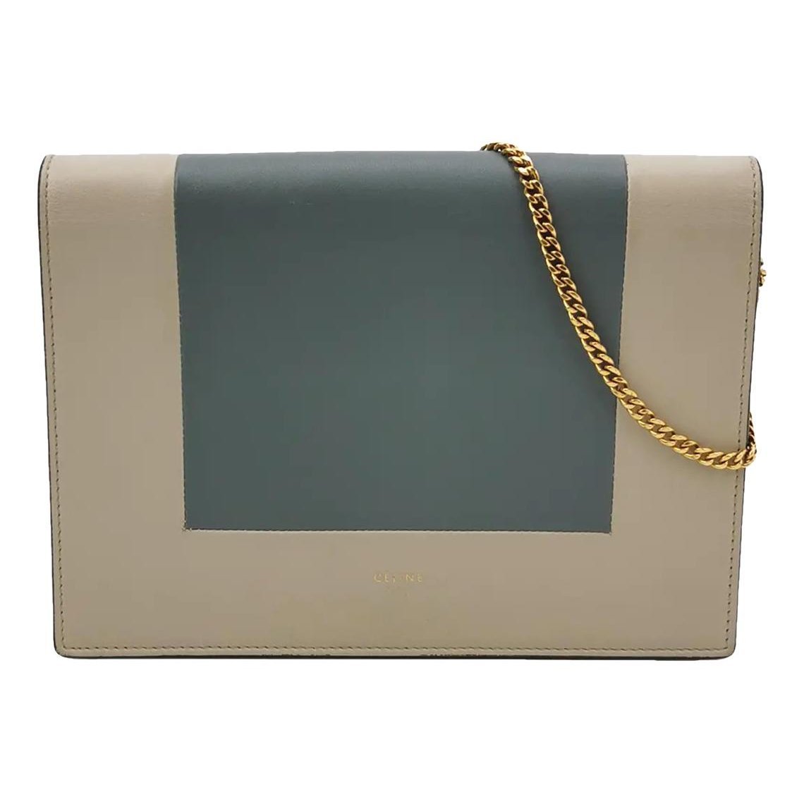 Frame leather crossbody bag