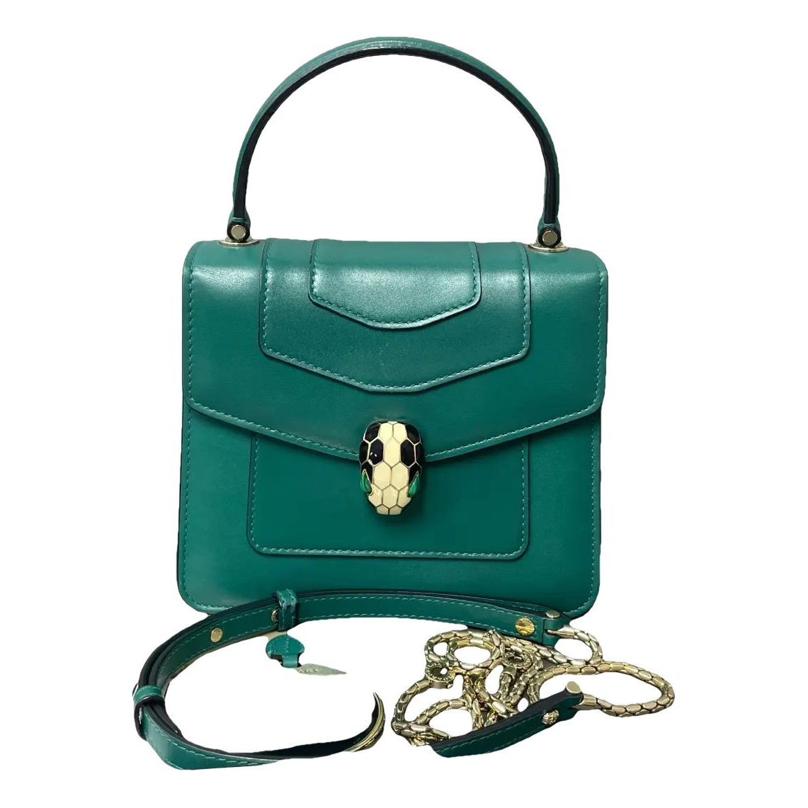 Serpenti leather crossbody bag