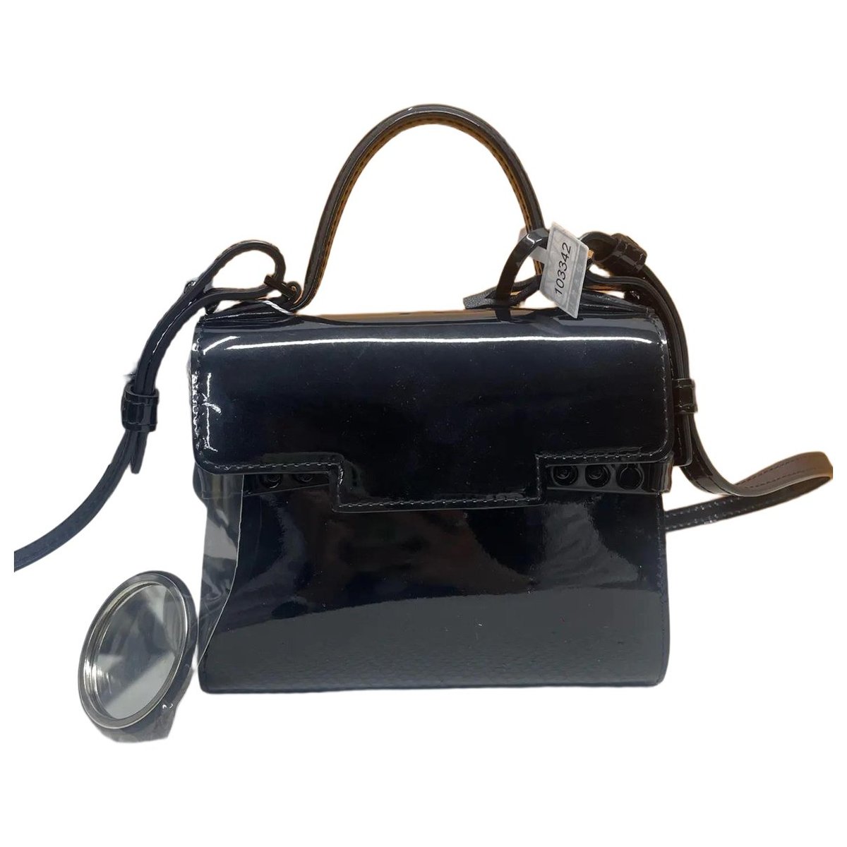 Tempête patent leather handbag