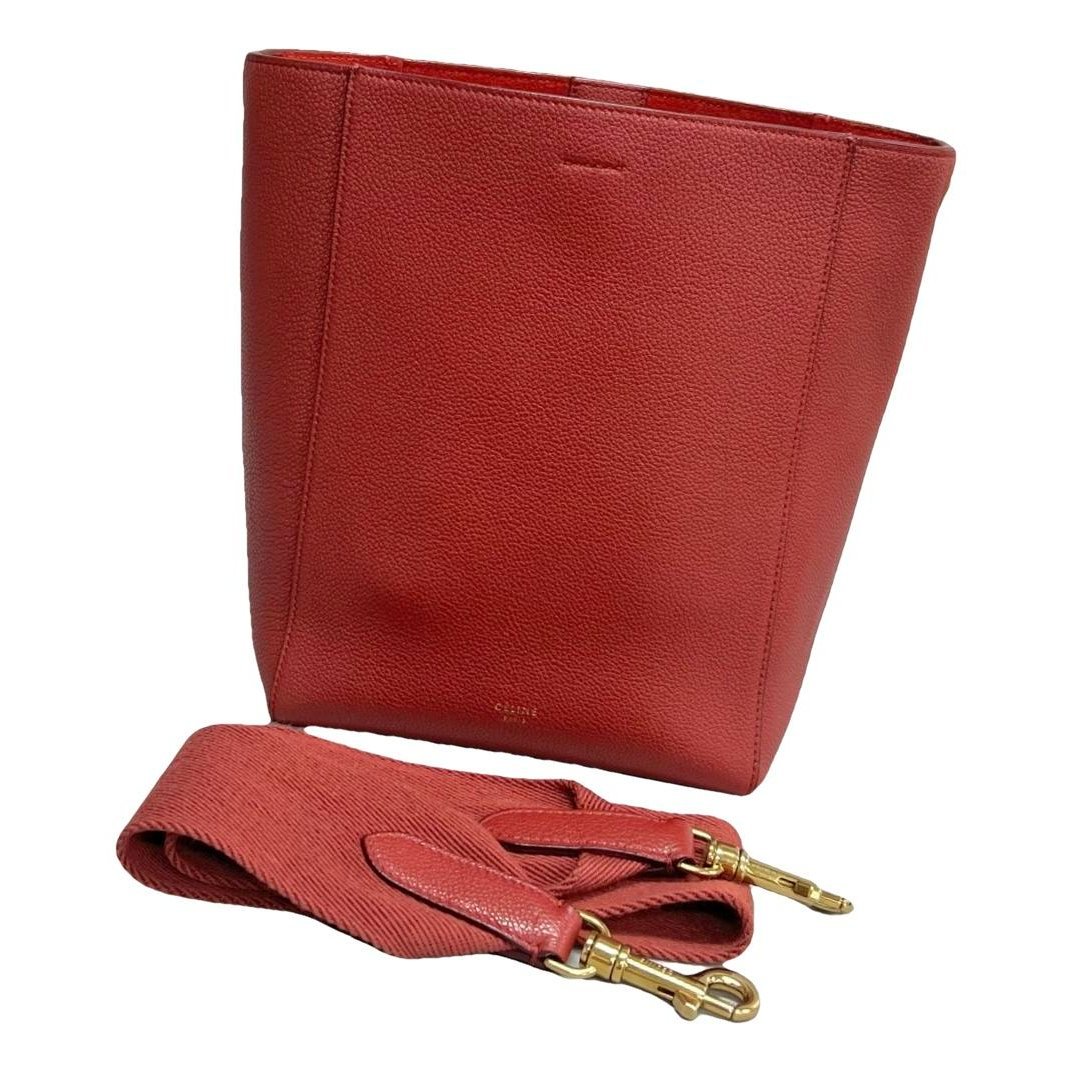 Seau Sangle leather handbag