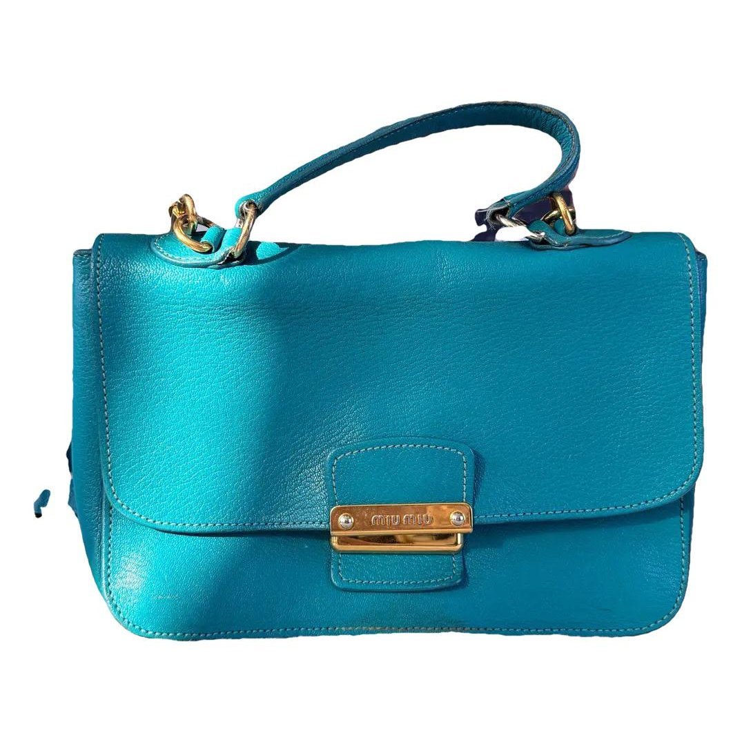 Miu Confidential leather crossbody bag