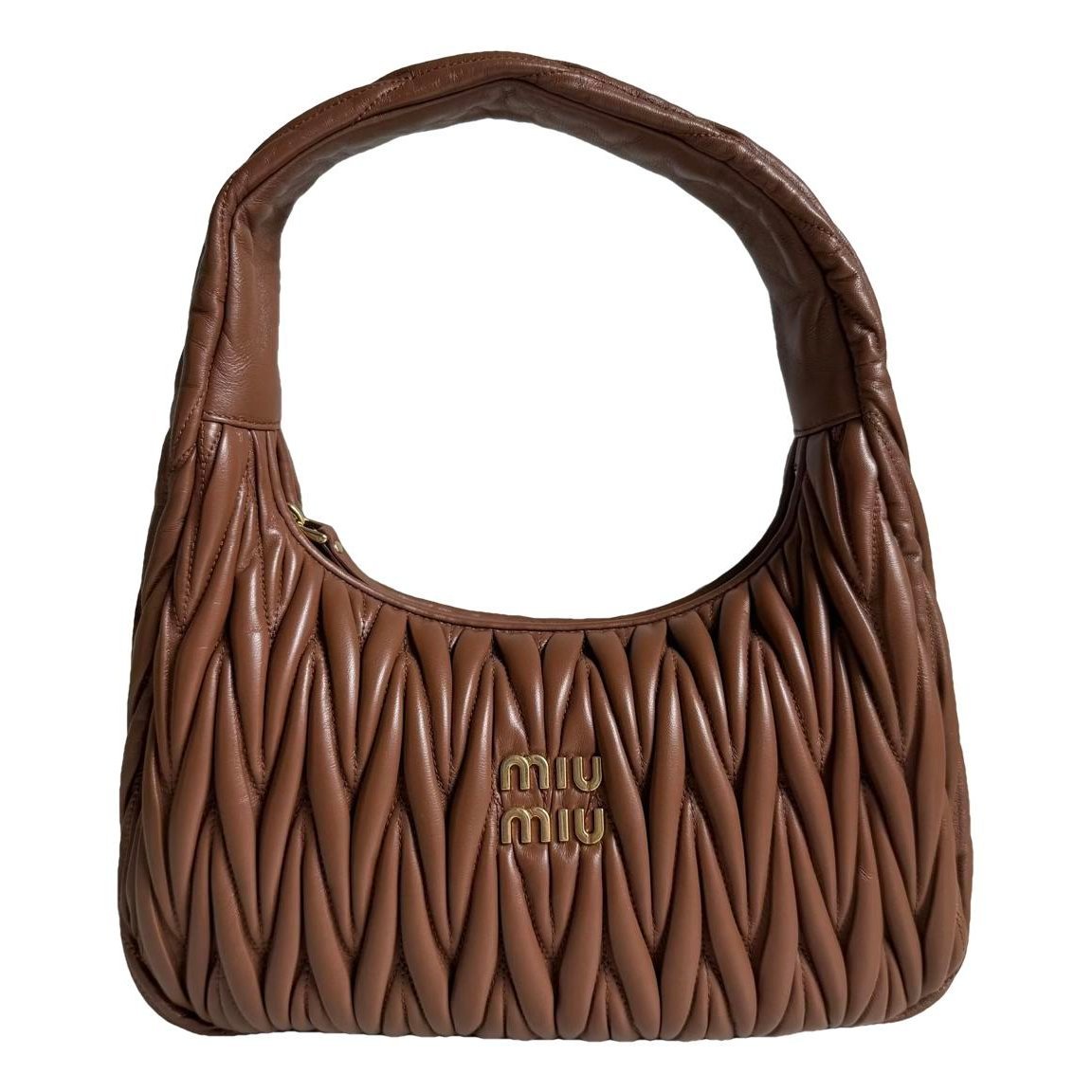 Miu Wander leather handbag