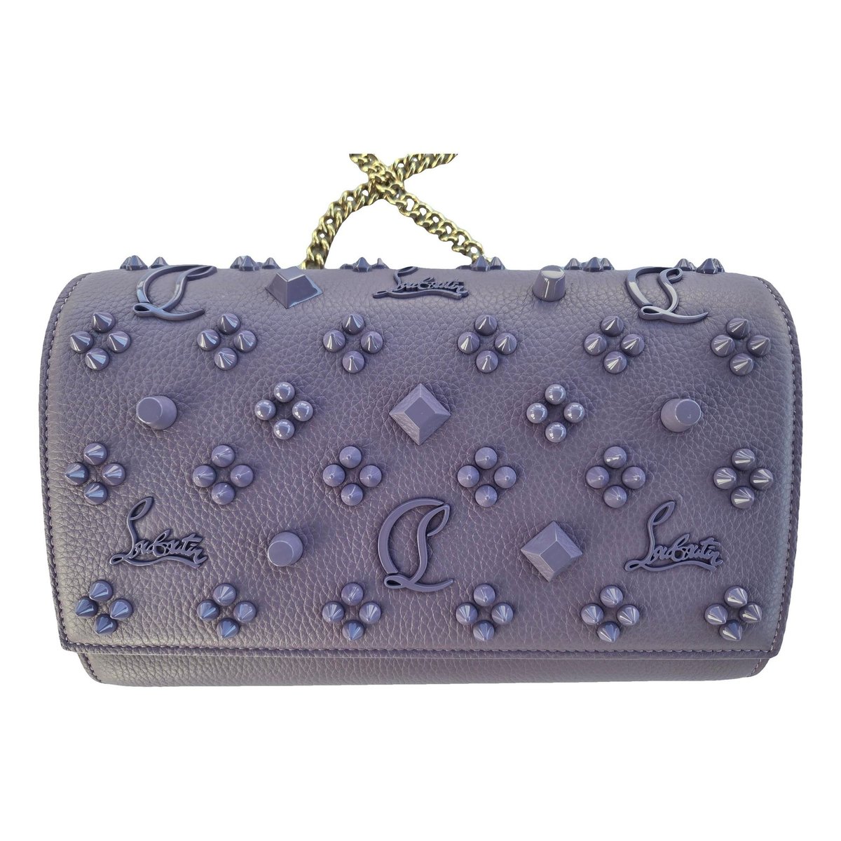 Riviera leather clutch bag