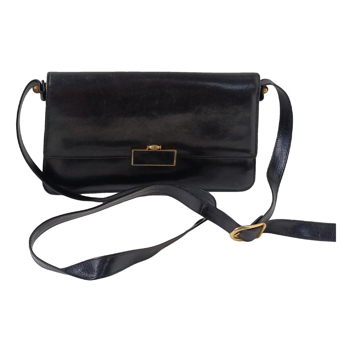 Lison leather clutch bag