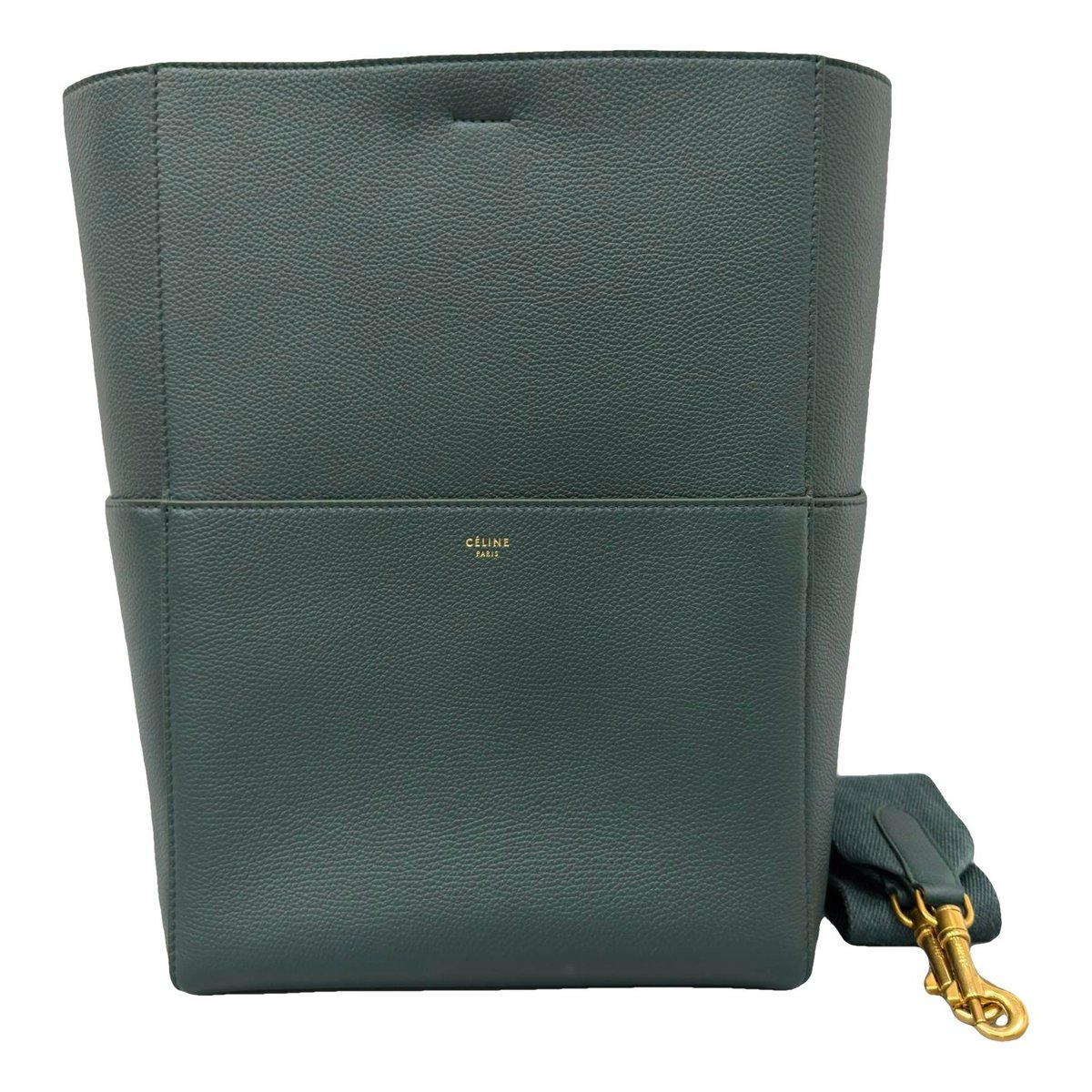 Seau Sangle leather handbag