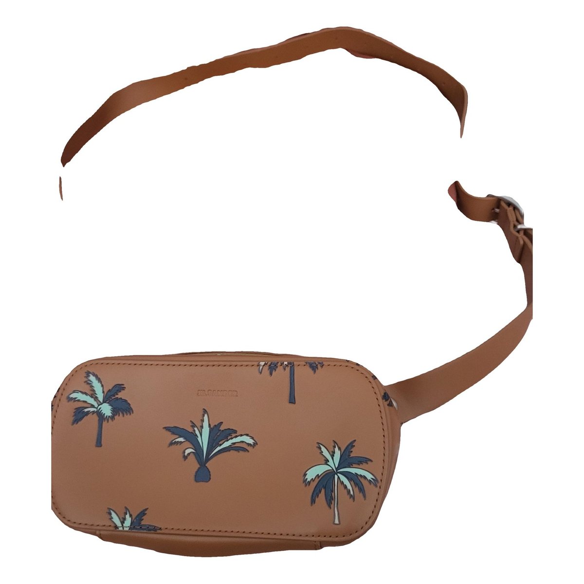 Leather clutch bag