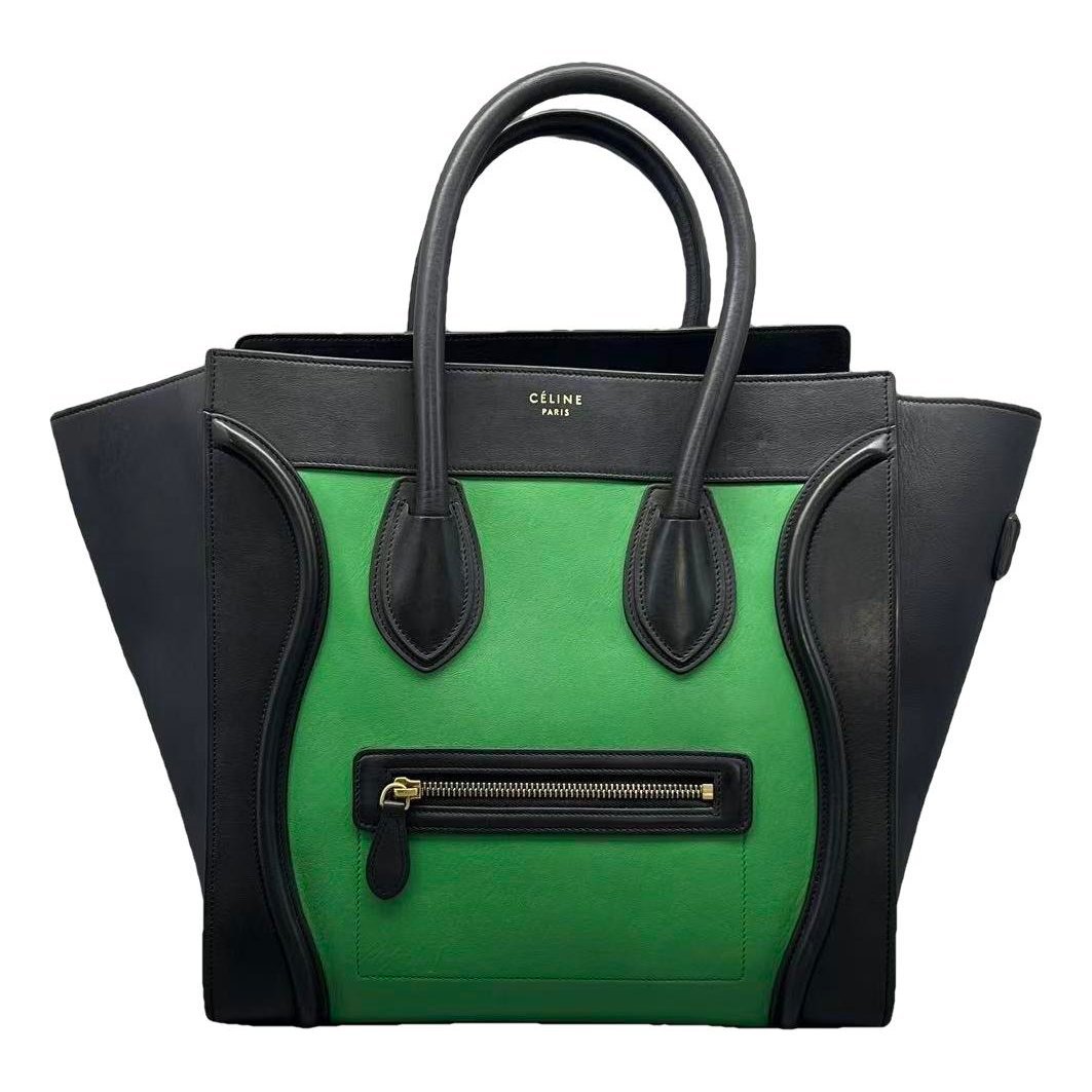 Luggage leather handbag