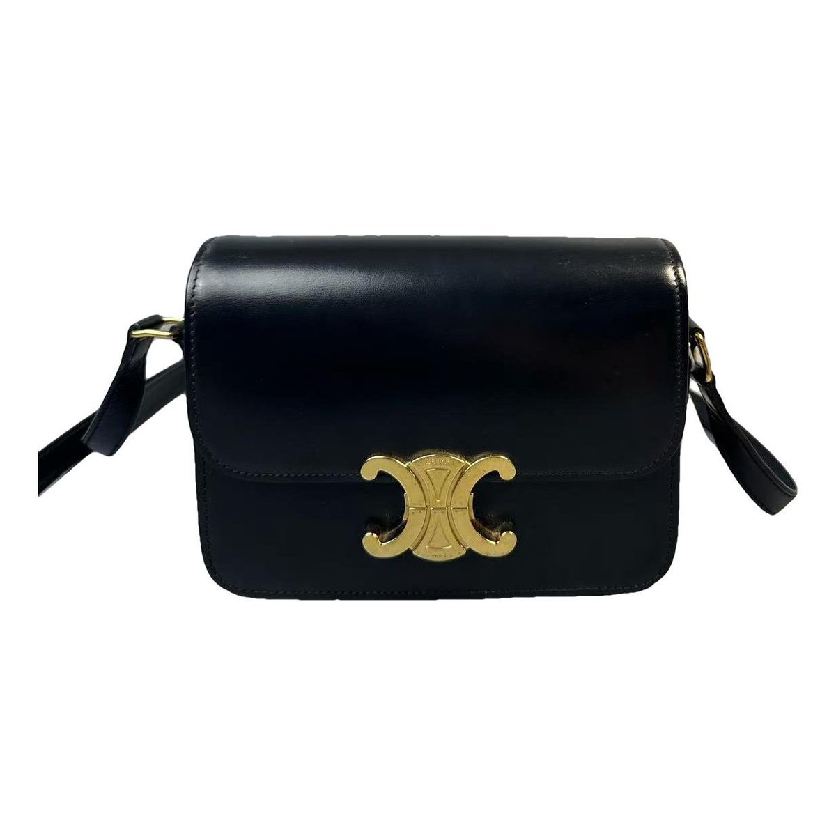 Triomphe leather handbag
