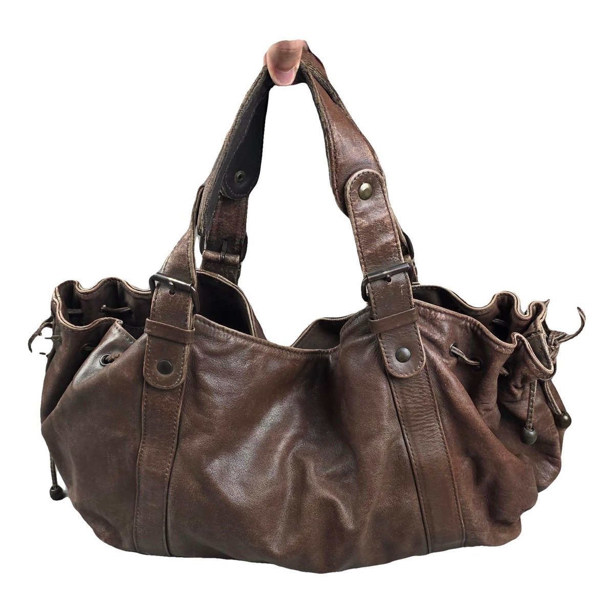 24h leather handbag
