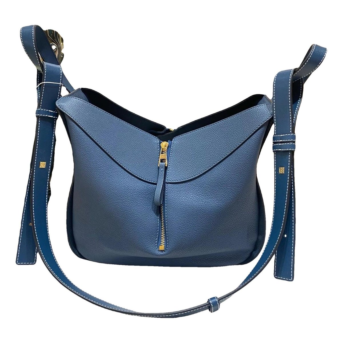 Hammock leather crossbody bag