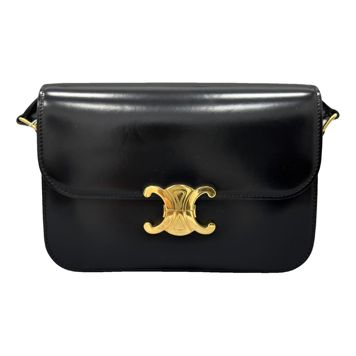 Triomphe leather handbag