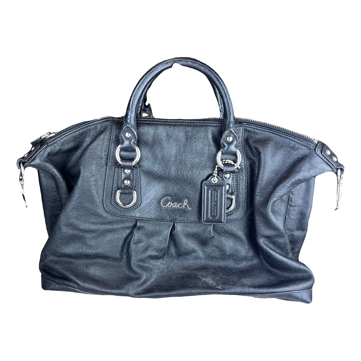 Leather satchel