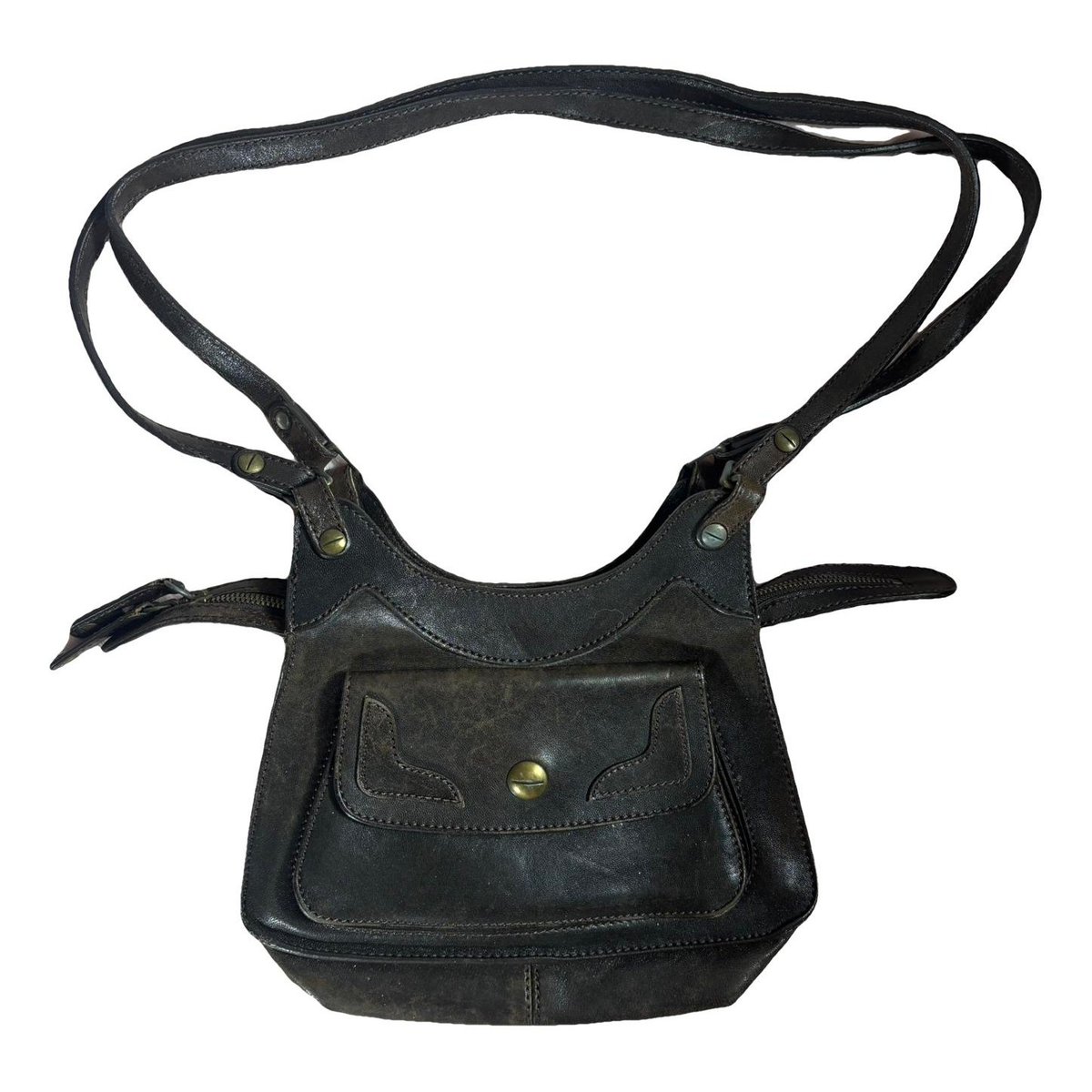 Midday Midnight leather crossbody bag