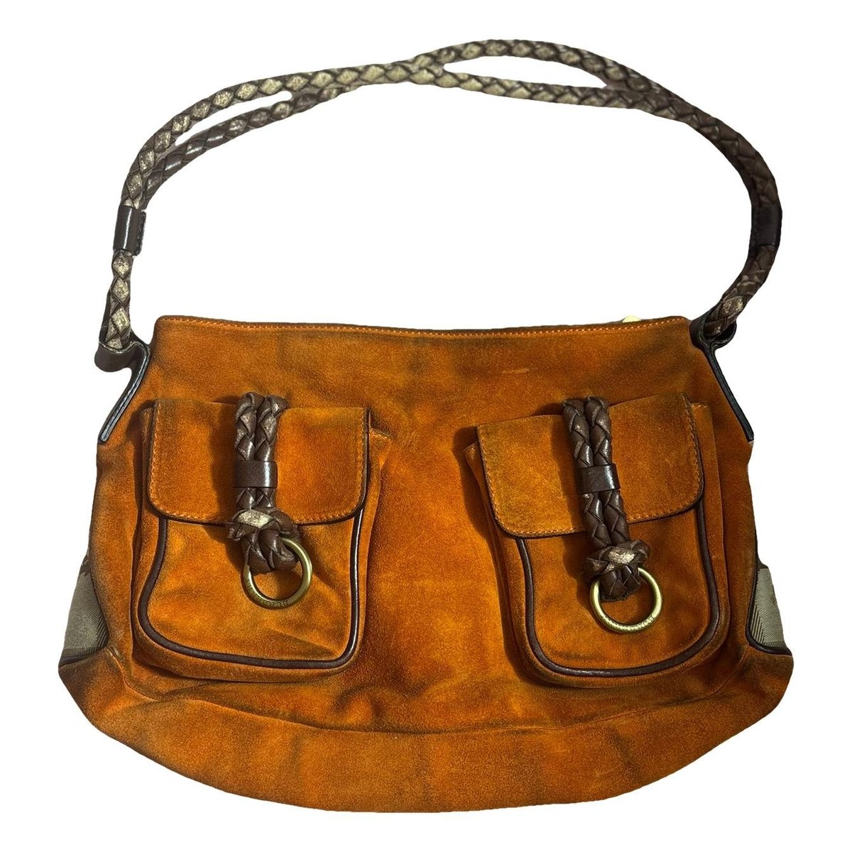 Note leather handbag