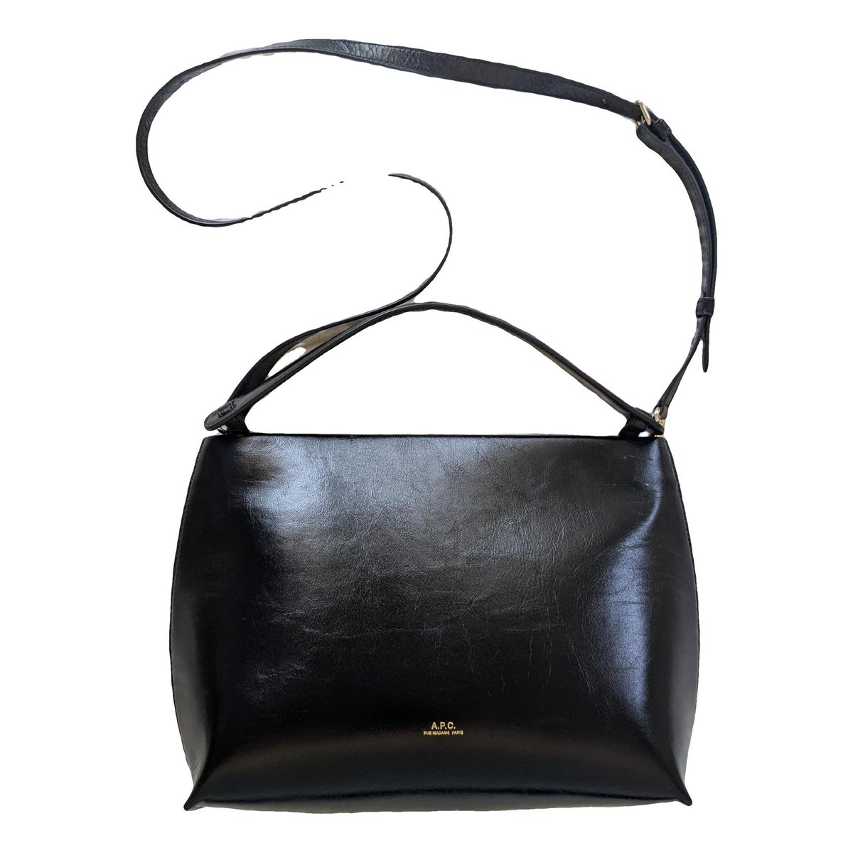 Patent leather crossbody bag