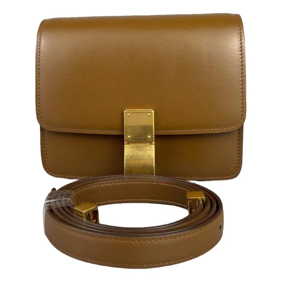 Classic leather crossbody bag