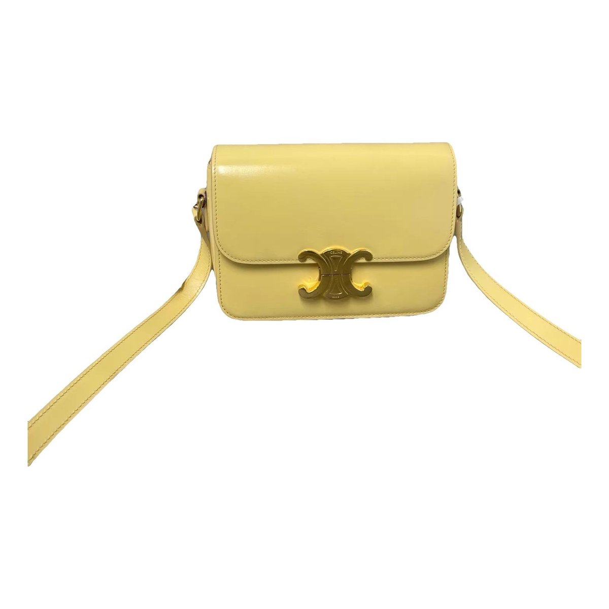 Triomphe leather handbag