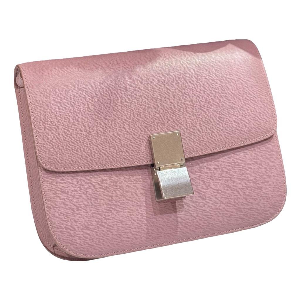 Classic leather crossbody bag