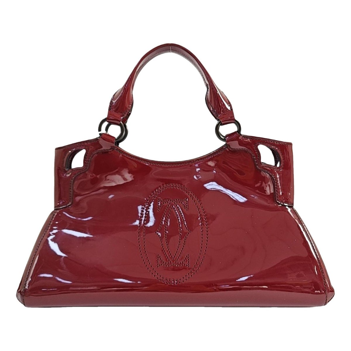 Marcello patent leather handbag