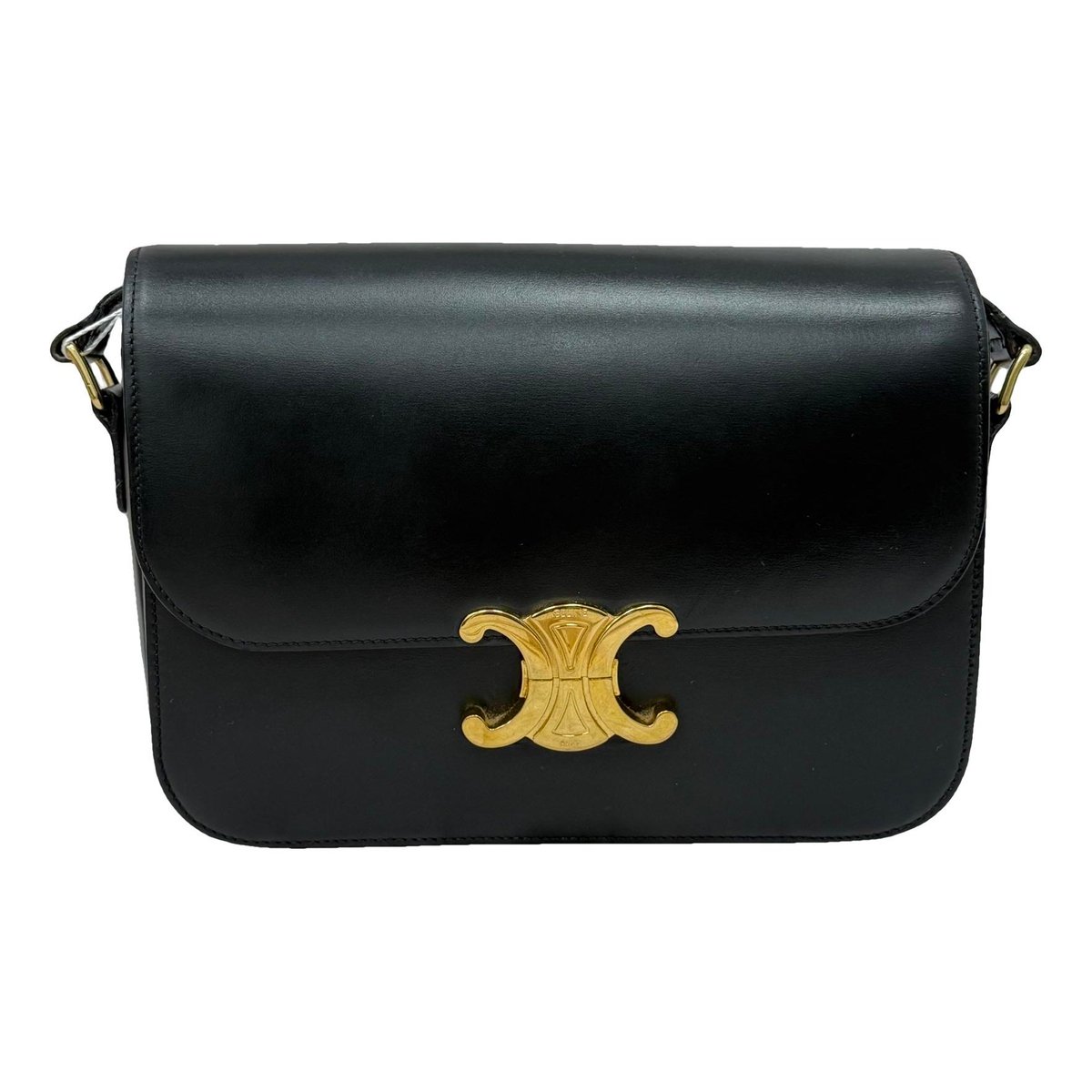 Triomphe leather handbag