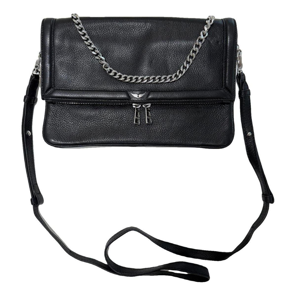 Rock leather crossbody bag