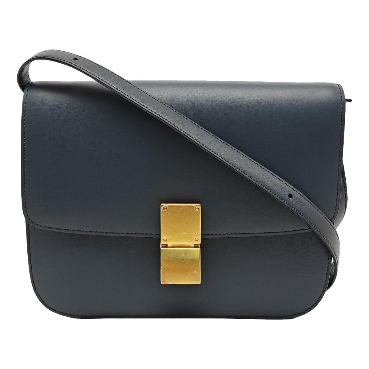 Classic leather crossbody bag