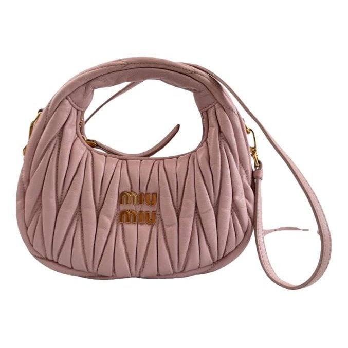 Miu Wander leather handbag