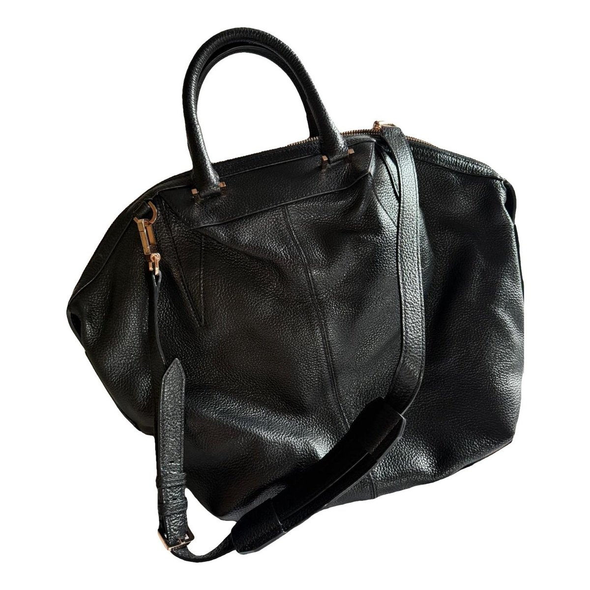 Leather tote