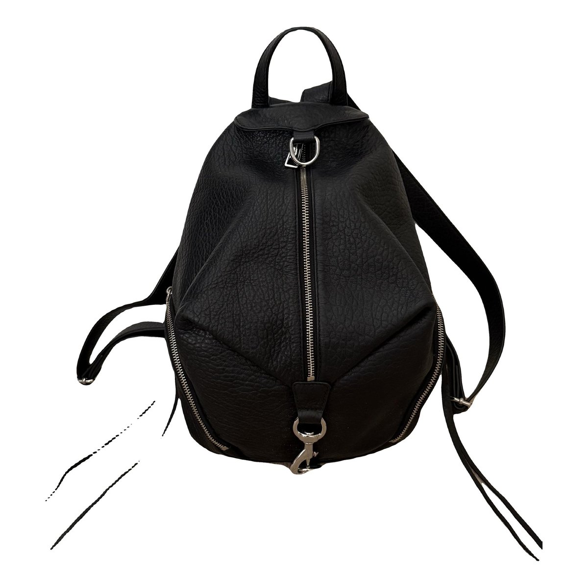 Leather backpack