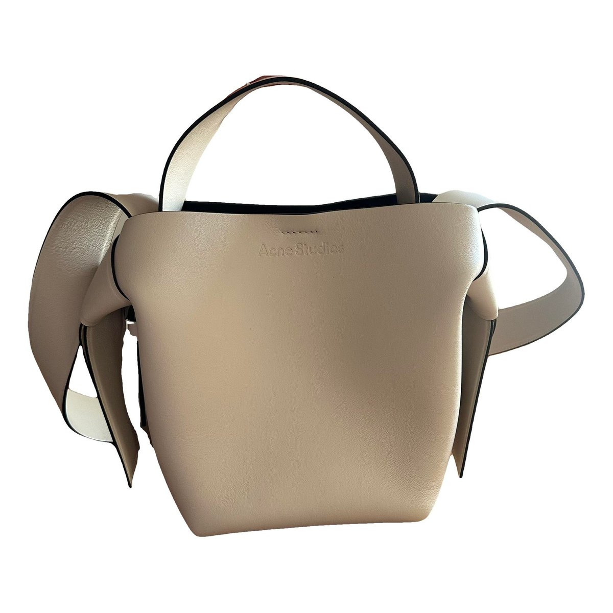 Musubi leather handbag