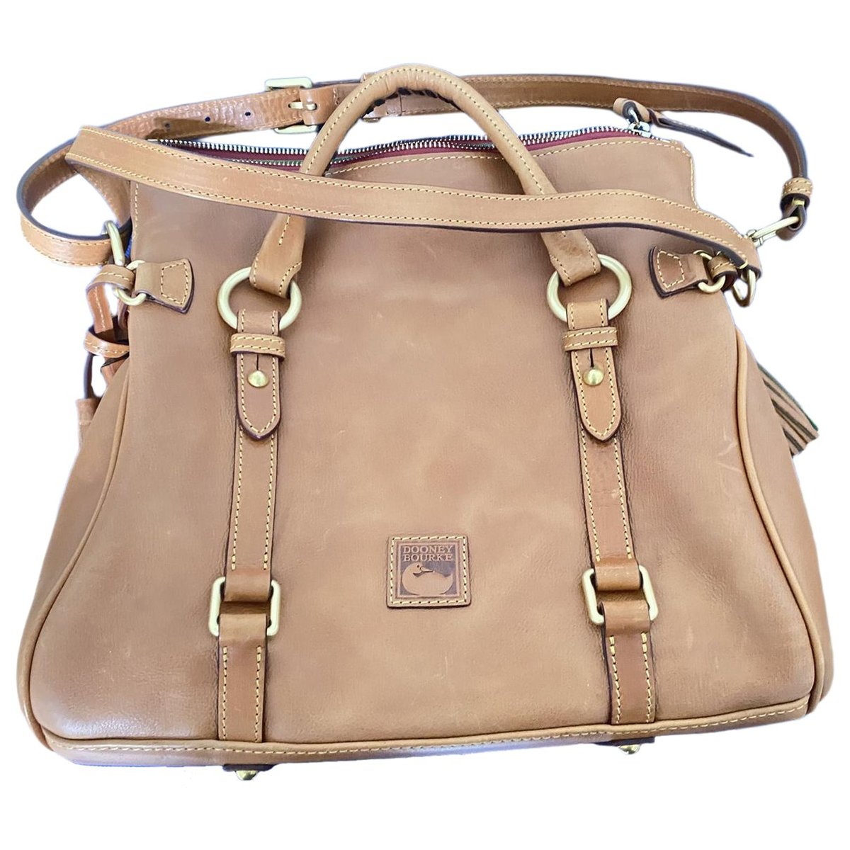 Leather handbag