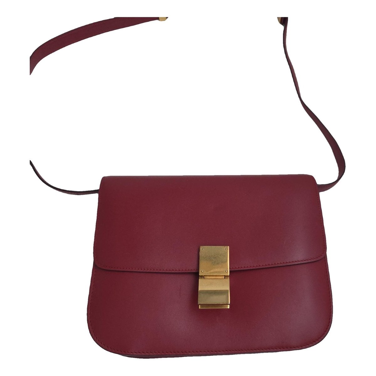 Classic leather crossbody bag