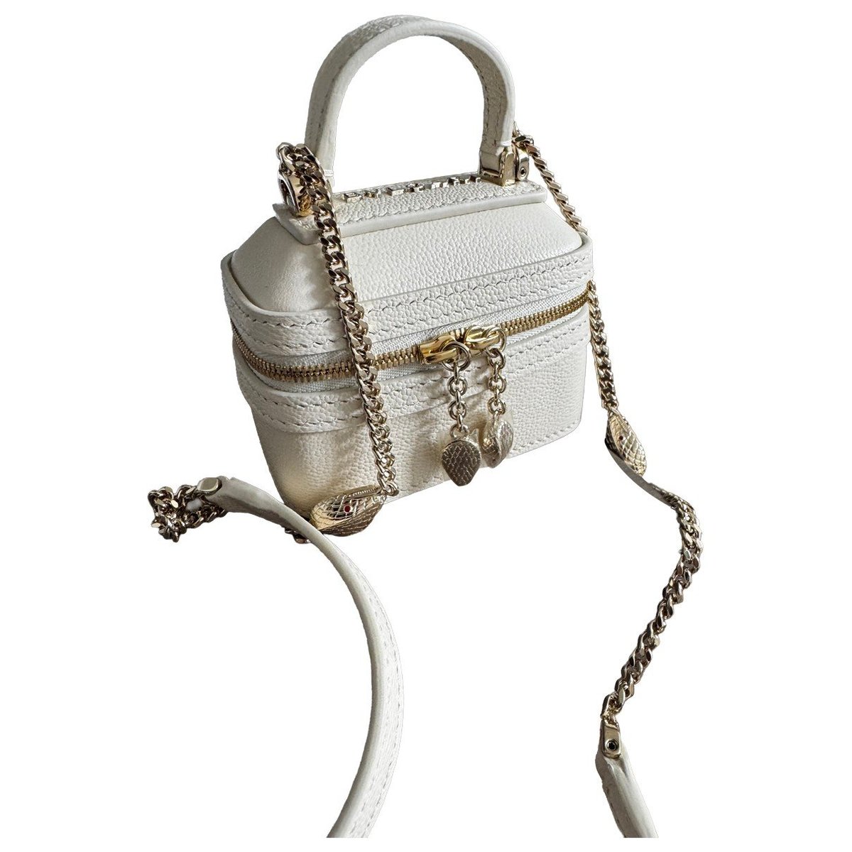 Serpenti leather handbag
