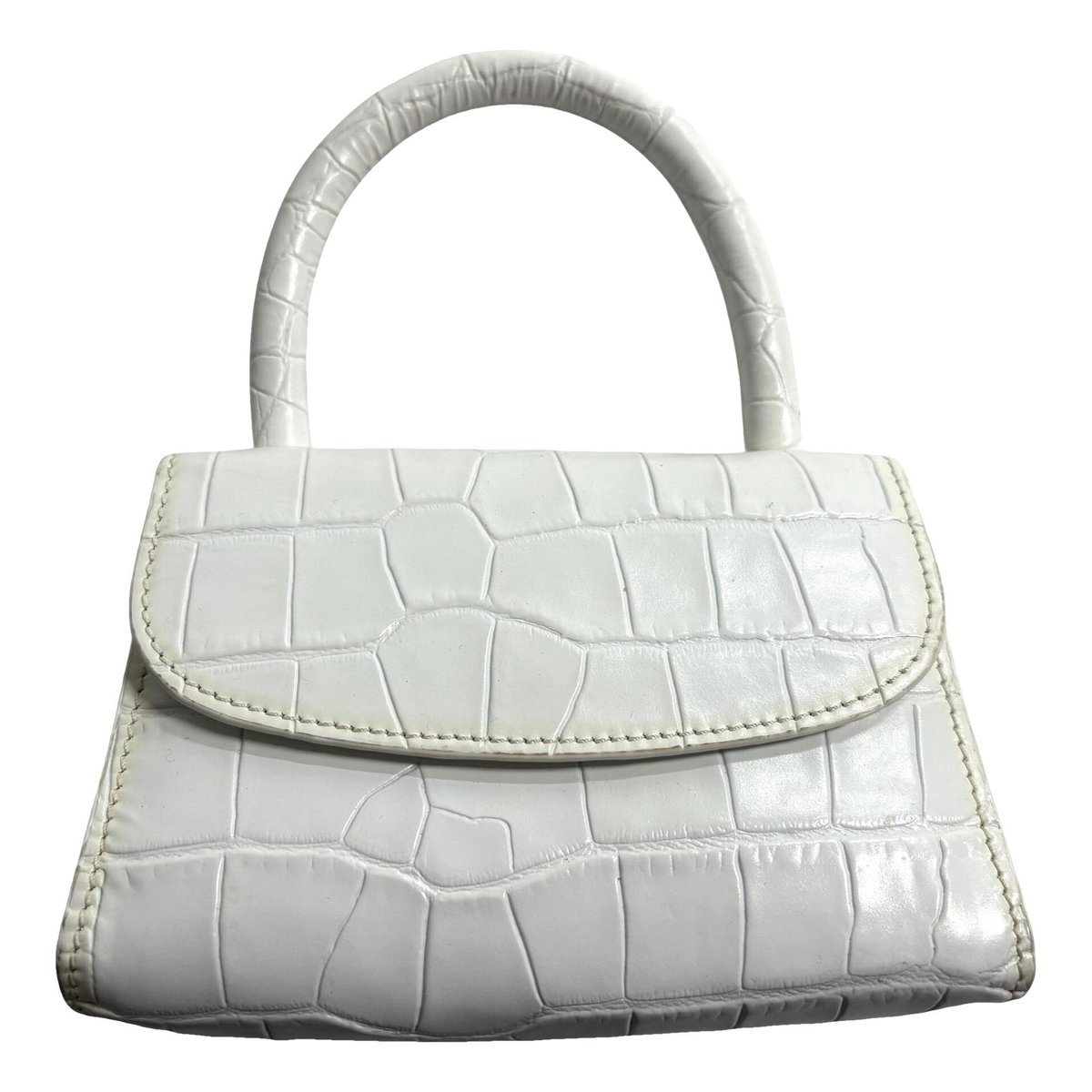 Mini leather tote