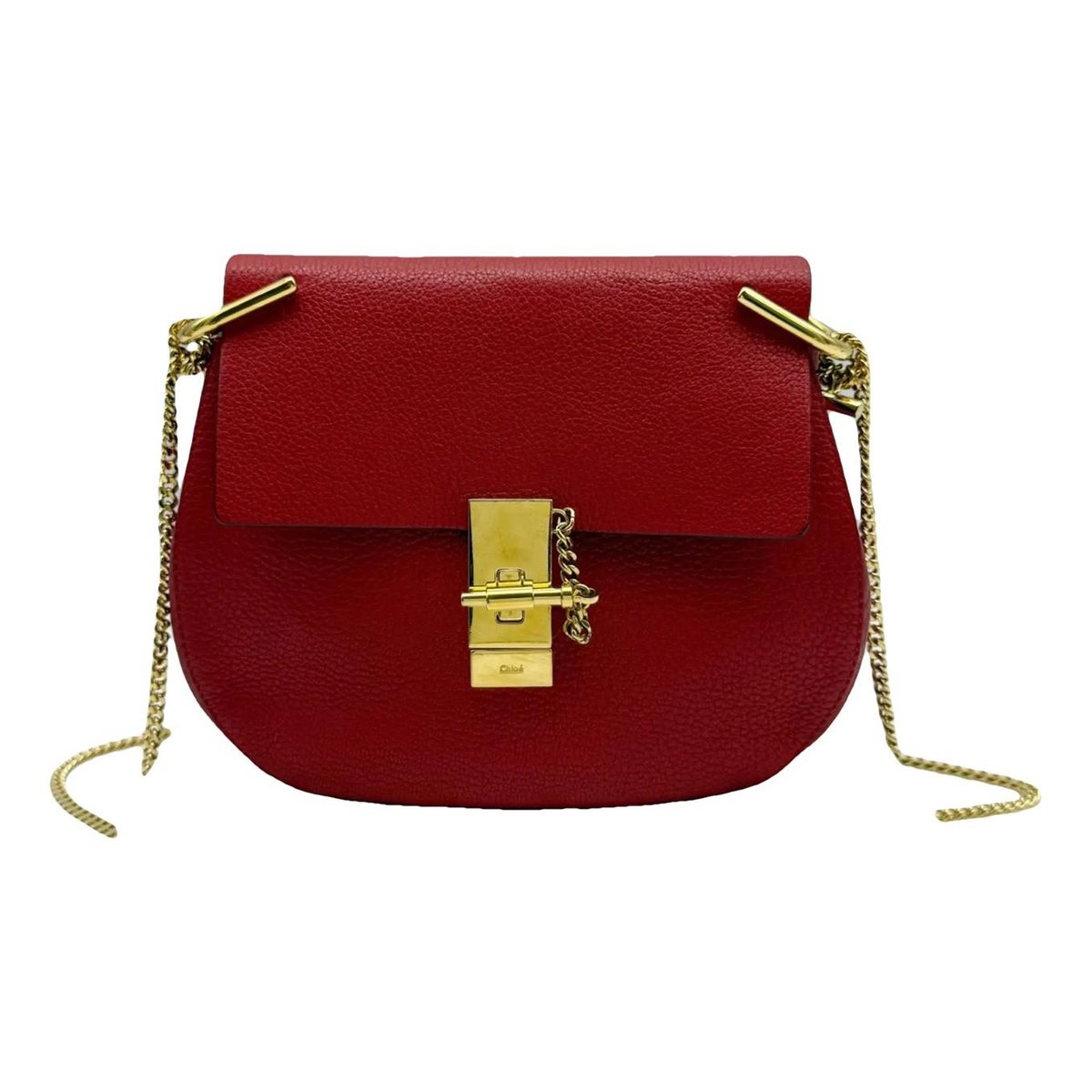 Drew leather handbag