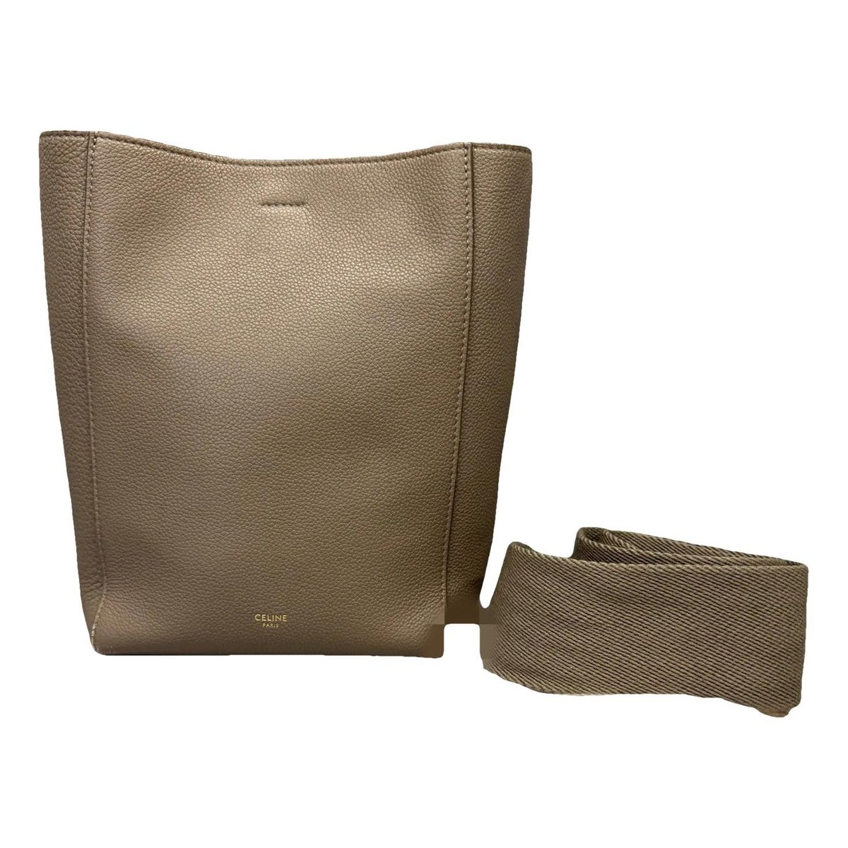 Seau Sangle leather handbag