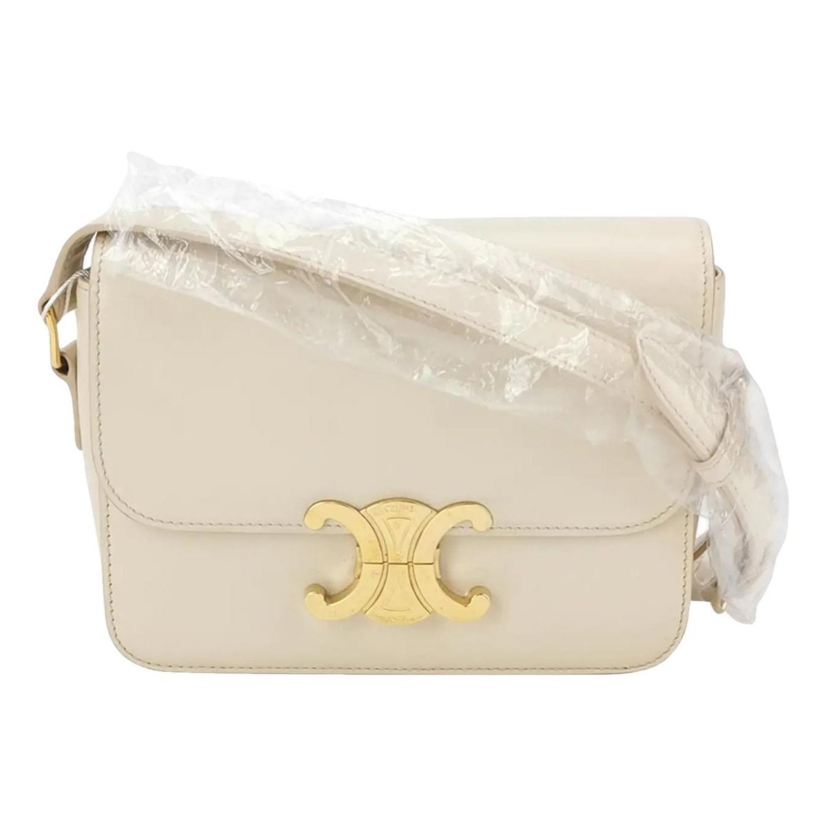 Triomphe leather crossbody bag