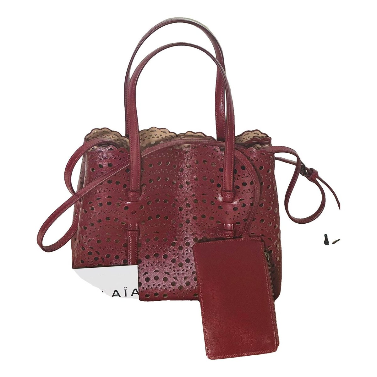 Mina leather handbag
