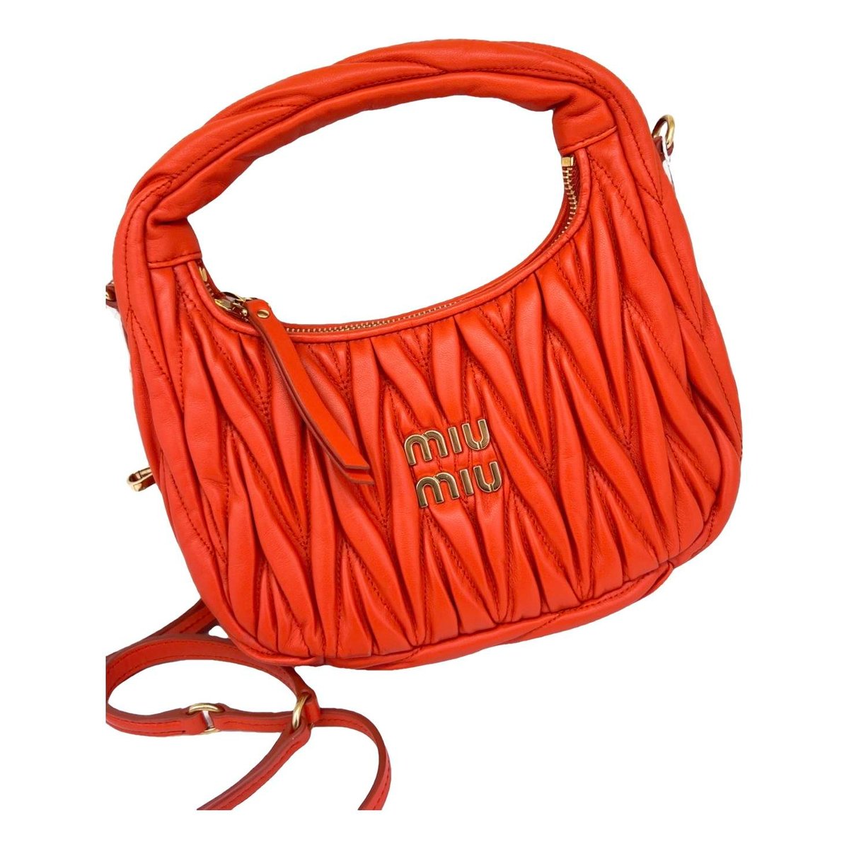 Miu Wander leather handbag