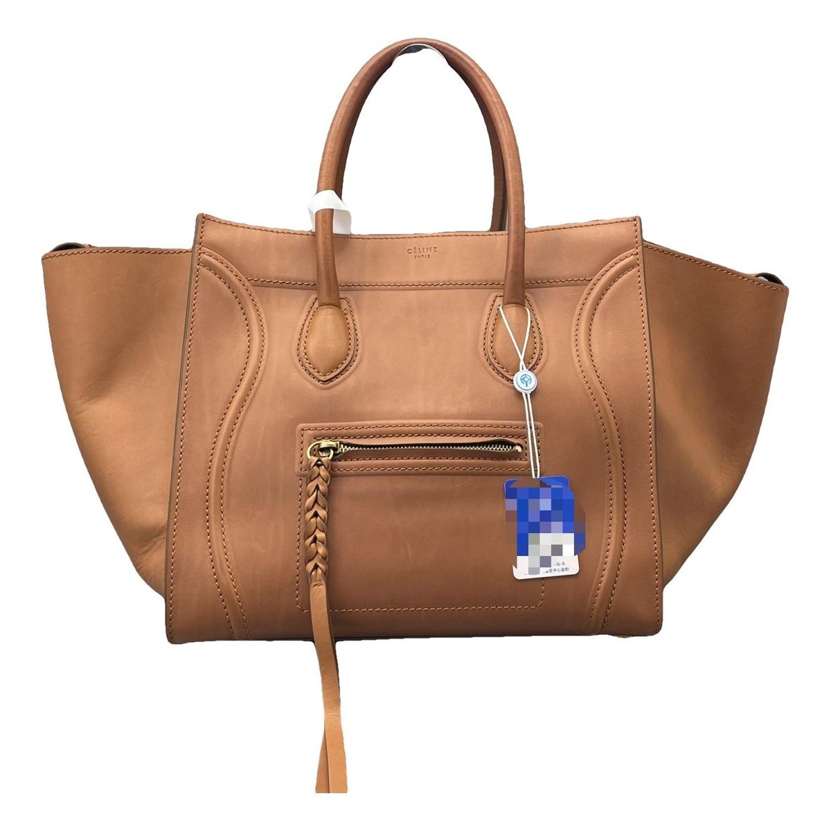 Luggage leather handbag