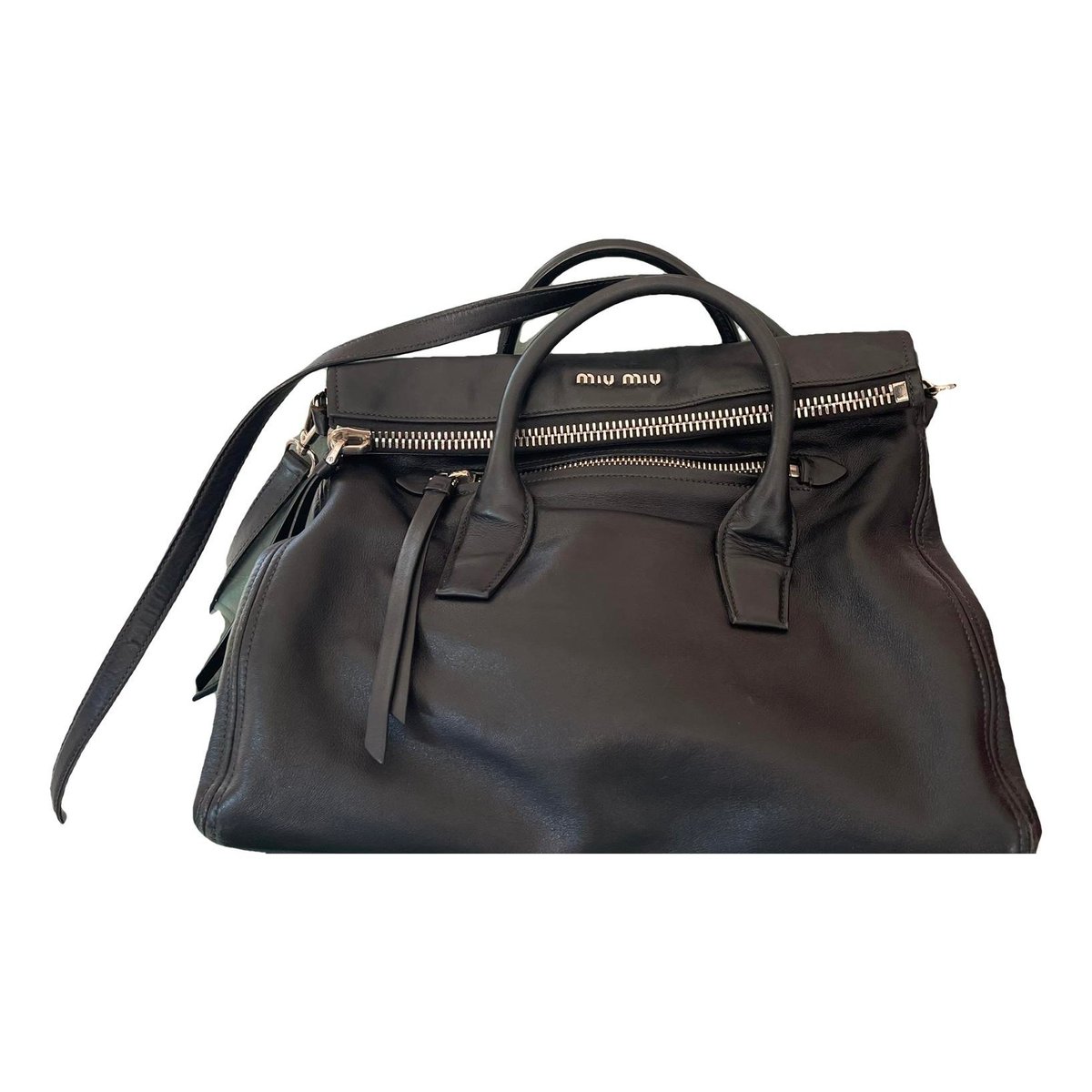 Beau leather handbag