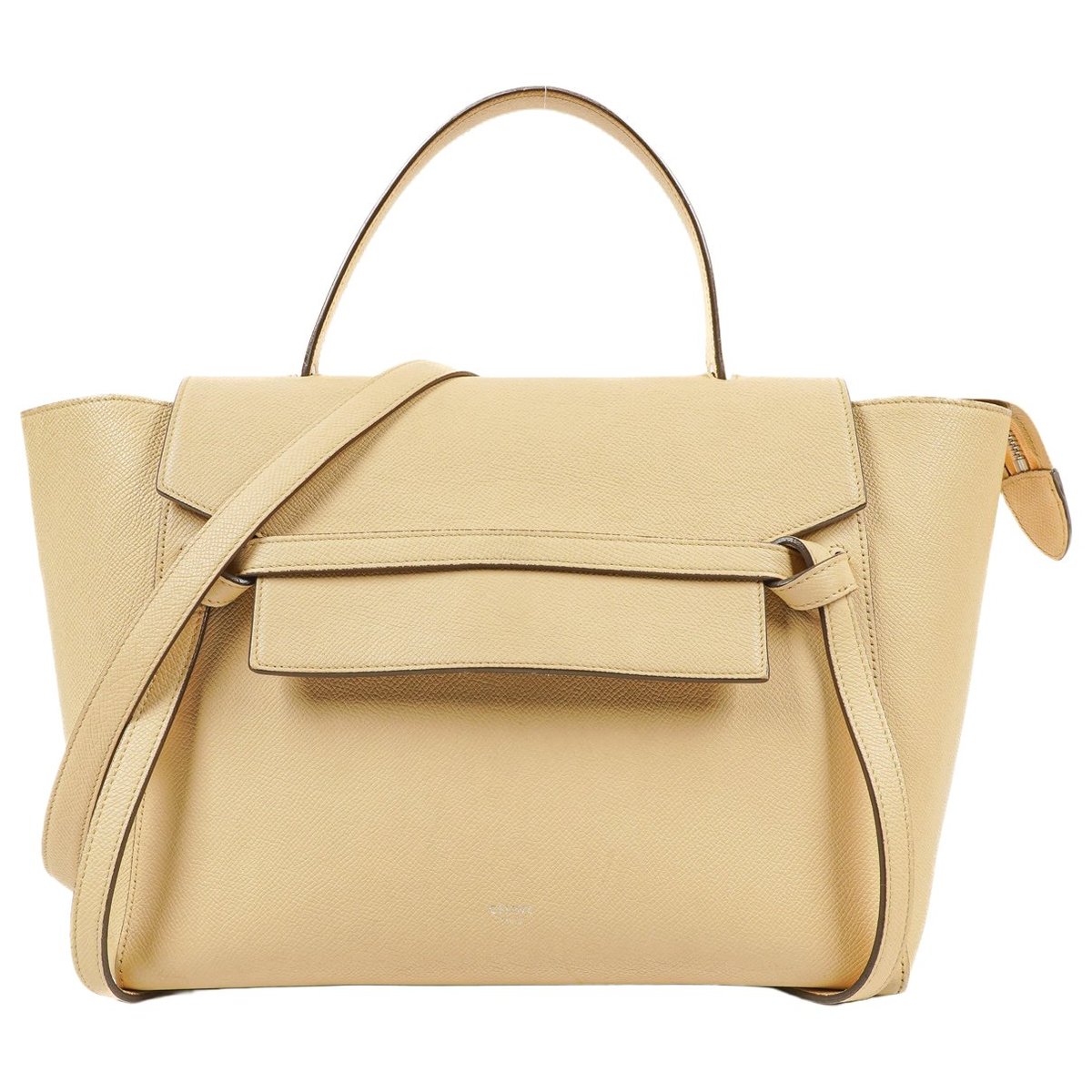 Belt leather handbag