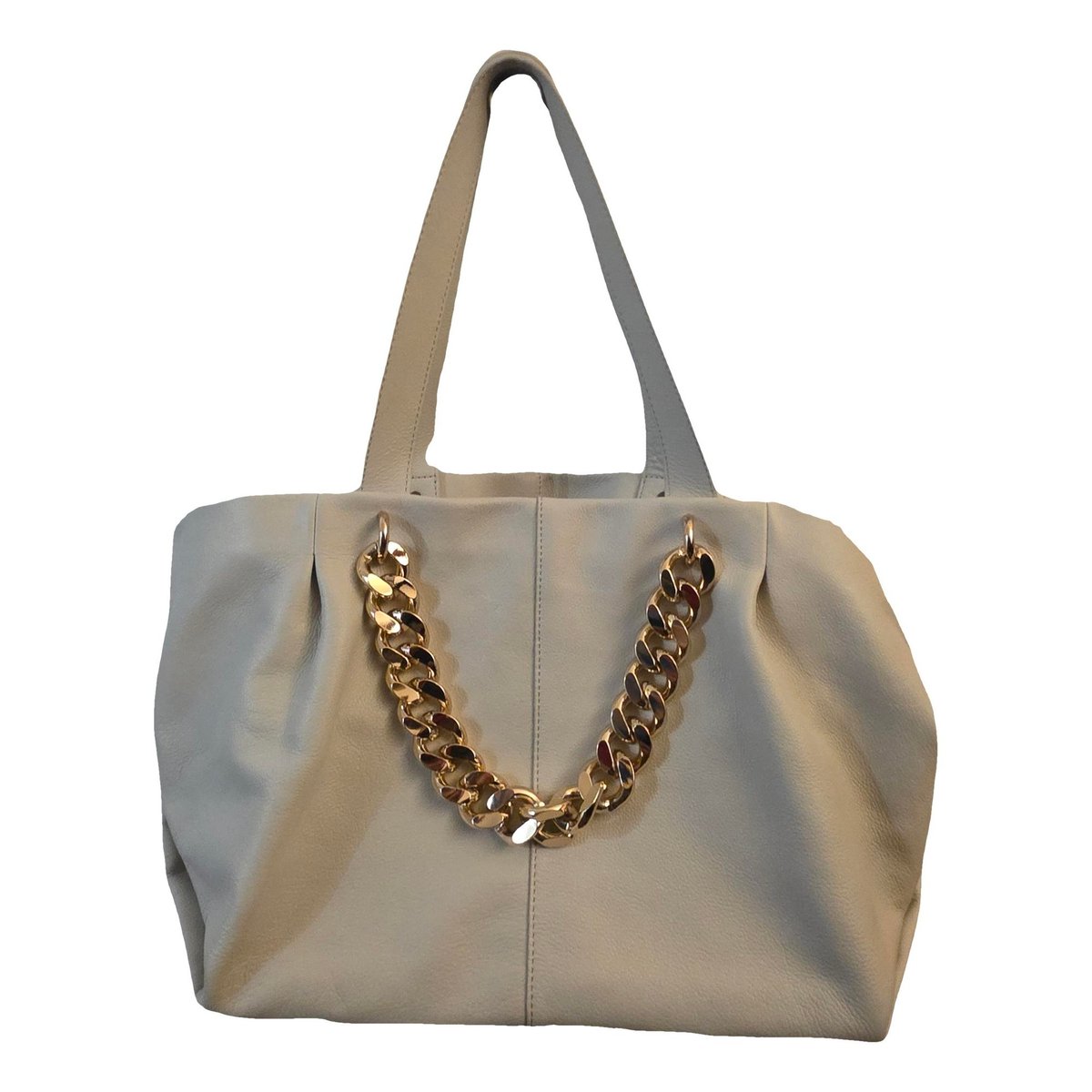 Leather tote