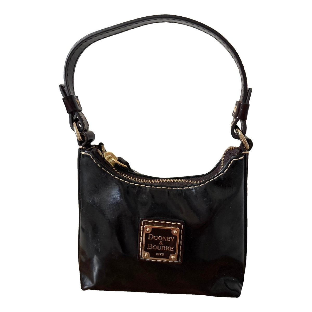 Patent leather mini bag