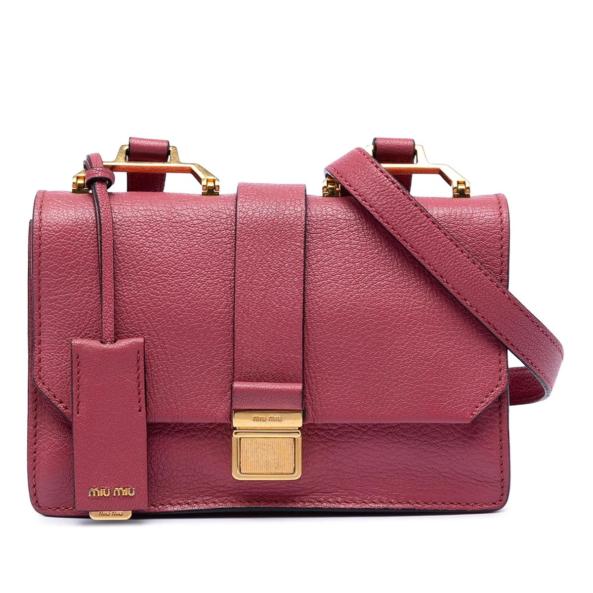 Madras leather handbag